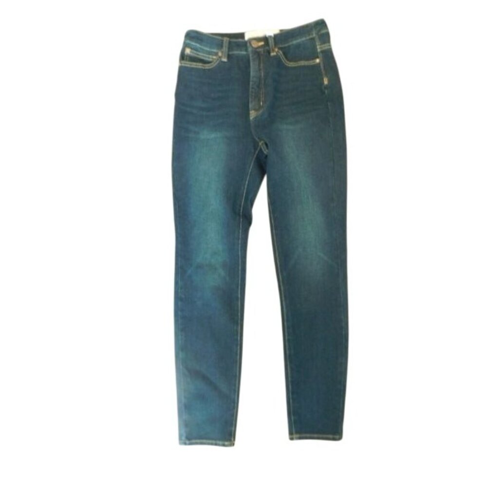 Soft Surroundings Size 4P Petite Waverly Ash Dark STRETCH Denim Jeans NWT $79